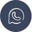 icon whatsapp pie